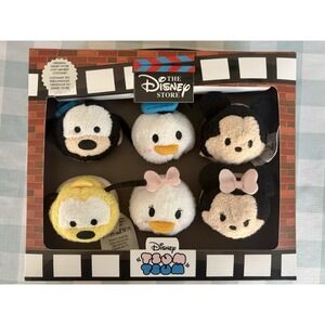 New Disney Cast Member Exclusive Tsum Tsum 6 Piece Set Mickey and Friends NIB